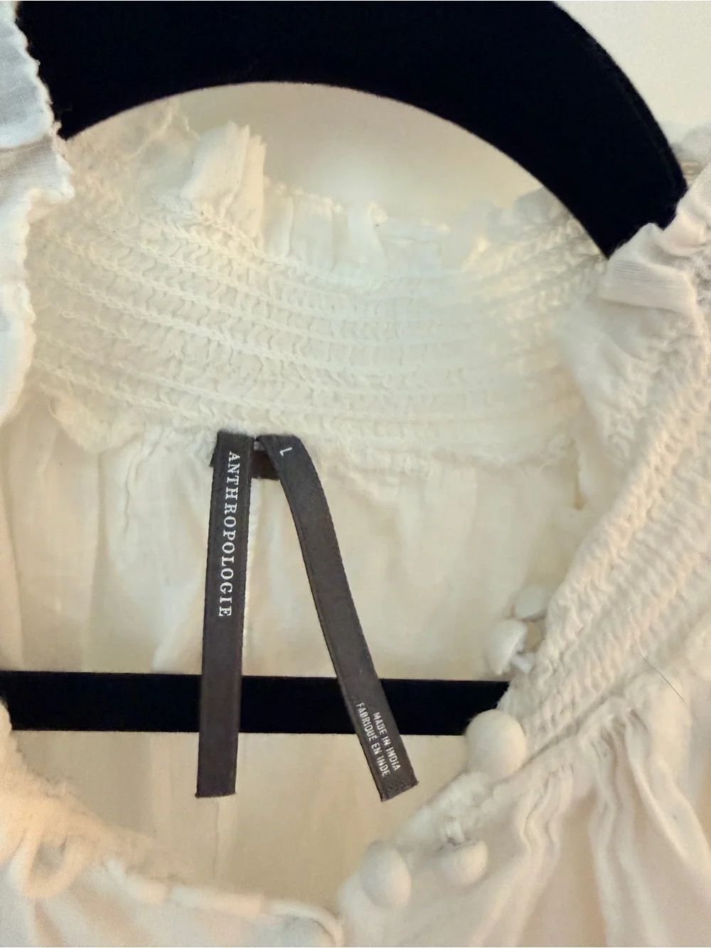 Anthropologie lace trim